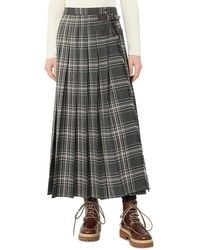 Weekend by Maxmara - Wkdprisma Stretch Wool Twill Wrap Skirt - Lyst