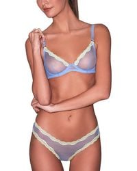 Fleur du Mal - Sheer Tulle Bikini - Lyst