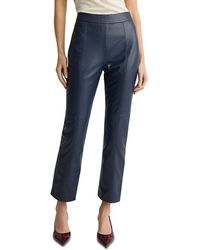 St. John - Isabelle Leather Pants - Lyst