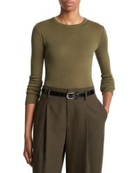 Vince - Essential Long Sleeve Crewneck Tee - Lyst
