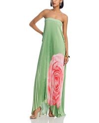 L'idée - Bisous Pleated Gown - Lyst