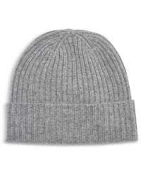 Bloomingdale's - Ribbed Knit Cuffed Beanie - Lyst