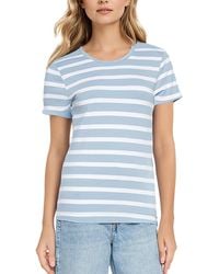 Three Dots - Cotton Short Sleeve Crewneck Tee - Lyst