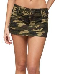 Edikted - Liorah Studded Camo Mini Skort - Lyst