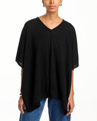 ATM - Lightweight Cashmere Poncho Tee - Lyst