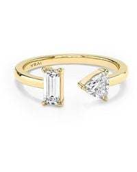 Vrai - Mixed Lab-Grown Diamond Cuff Ring - Lyst
