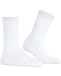 FALKE - Shiny Ribbed Socks - Lyst