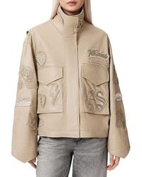 AllSaints - Clay Patch Jacket - Lyst