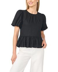Cece - Peplum Top - Lyst