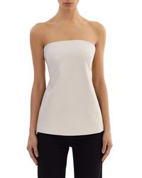 Lamarque - Katya Faux Leather Top - Lyst