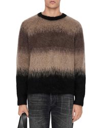 AllSaints - Storm Knit Crewneck Sweater - Lyst