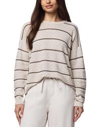 Splendid - Georgie Pointelle Stripe Sweater - Lyst