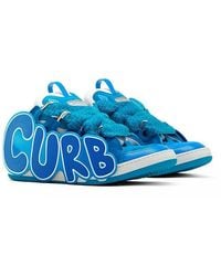 Lanvin - Curb Patch Sneakers - Lyst