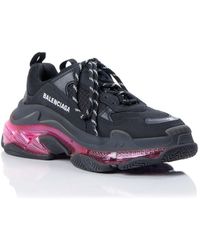 balenciaga neon pink triple s