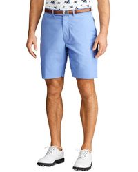 Polo Ralph Lauren Synthetic Rlx 9 Inch Classic Fit Water Repellent Shorts in Blue for Men | Lyst
