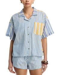 Echo - Cassis Camp Shirt - Lyst