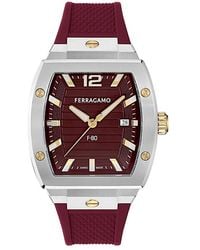 Ferragamo - F-80 Tonneau Watch, 42 X 41.8Mm - Lyst