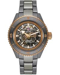 Rado - Captain Cook High-Tech Ceramic Skeleton Watch, 43Mm - Lyst