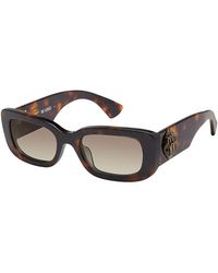 Kurt Geiger - Rectangle Sunglasses, 52Mm - Lyst