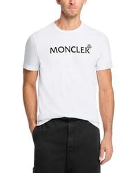 Moncler - Short Sleeve Logo Tee - Lyst