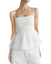 DL1961 - Peplum Instasculpt Tank Top - Lyst