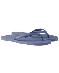 Prada - Brushed Leather Flip-Flops - Lyst