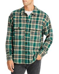 Honor The Gift Plaid Button Up Shirt - Green