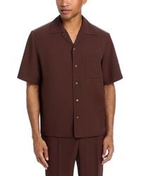 Jonathan Simkhai - Cade Loose Fit Camp Collar Shirt - Lyst