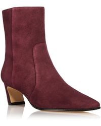 Stuart Weitzman - Stassi Zip Booties - Lyst
