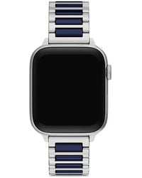 Tory Burch - Kira Square Stainless Steel & Silicone Band For Apple Watch, 38/40/41/42Mm And 42/44/45/46/49Mm - Lyst