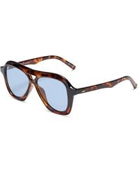 Le Specs - Drizzle Aviator Sunglasses, 56Mm - Lyst