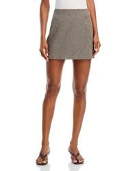 French Connection - Houndstooth Mini Skirt - Lyst