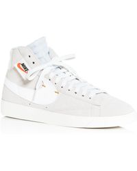 womens blazer mid rebel off white