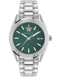 Versace - V-Code Watch, 42Mm - Lyst