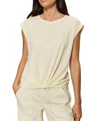 Sanctuary - Knotted Hem Muscle Tee - Lyst