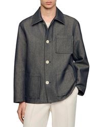 Sandro - Effect Worker Jacket - Lyst