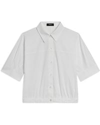 Theory - Button Front Top - Lyst