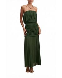EVER NEW - Lyra Bandeau Draped Maxi Dress - Lyst