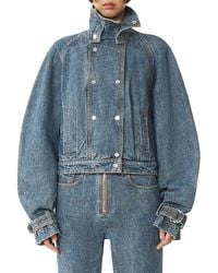 Lanvin - Short Denim Jacket - Lyst