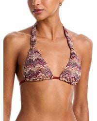 Aqua - Halter Bikini Top - Lyst
