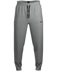 BOSS - Boss Mix & Match Cotton Blend Logo Print Joggers Regular Fit - Lyst