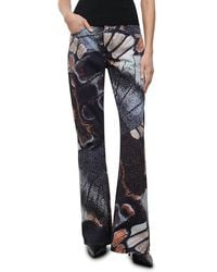 STAUD - Franky Mid Rise Flare Jeans - Lyst