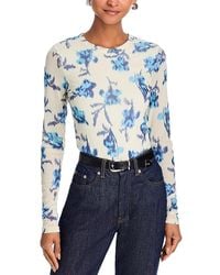 Rag & Bone - Yana Printed Mesh Long Sleeve Tee - Lyst