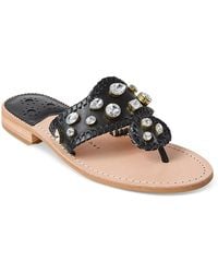 Jack Rogers - Jacks Flat Embellished Sandals - Lyst