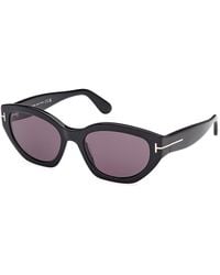 Tom Ford - Geometric Square Acetate Sunglasses, 55Mm - Lyst