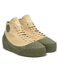 Balmain - Riff Low Canvas Sneakers - Lyst