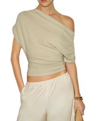Reformation - Iris Draped Top - Lyst