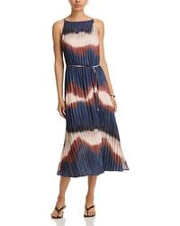 Bella Dahl - Pleated Midi Dress - Lyst