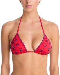 STAUD - Lido Triangle Bikini Top - Lyst
