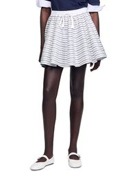 Sandro - X Louise Bourgeois Spiral Print Skater Skirt - Lyst